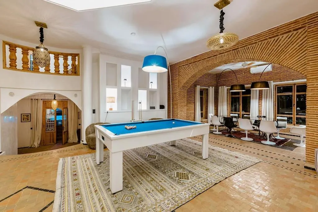 Villa D'Oz Pour 12 Personnes Golf Amelkis Marrakesh